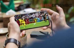 ảnh chụp màn hình app xem bóng đá