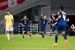 ảnh chụp màn hình bóng đá nhật bản brazil