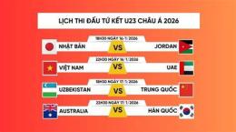 ảnh chụp màn hình lịch thi đấu bóng đá u23 châu á ngày hôm nay