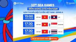 ảnh chụp màn hình lịch thi đấu sea games 33 môn bóng đá nam