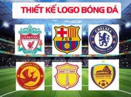 ảnh chụp màn hình thiết kế logo bóng đá