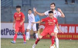 ảnh chụp màn hình trận đấu câu lạc bộ bóng đá hải phòng gặp cahn