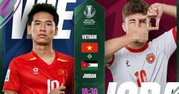 ảnh chụp màn hình trực tiếp bóng đá u23 việt nam và jordan