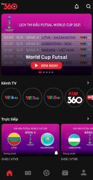 ảnh chụp màn hình tv360 bóng đá