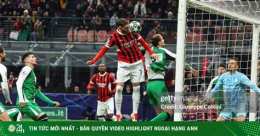 ảnh chụp màn hình tỷ số bóng đá ac milan