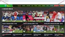 ảnh chụp màn hình web xem đá bóng lậu