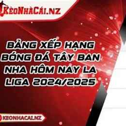 bảng xếp bóng đá tây ban nha