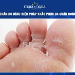 da chân bị bong tróc