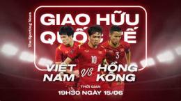 giao diện app bóng đá giao hữu việt nam