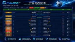 giao diện app bong da livescore