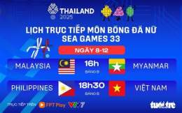 giao diện app bóng đã nữ sea games 33