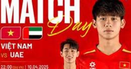 giao diện app bóng đá u17 việt nam và uae