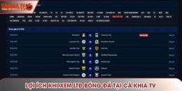 giao diện app cà khịa bóng đá tv