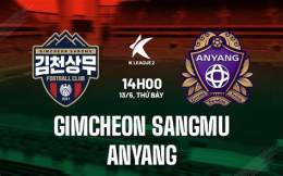 giao diện app câu lạc bộ bóng đá gimcheon sangmu