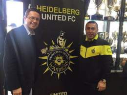 giao diện app câu lạc bộ bóng đá heidelberg united