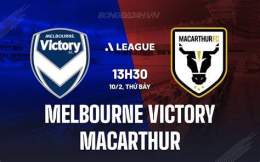 giao diện app câu lạc bộ bóng đá macarthur đấu với melbourne victory