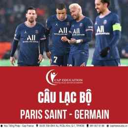 giao diện app câu lạc bộ bóng đá paris saint-germain