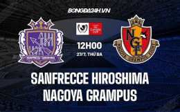 giao diện app câu lạc bộ bóng đá sanfrecce hiroshima