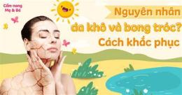 giao diện app da mặt khô bong tróc mùa đông