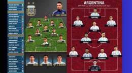 giao diện app đội tuyển bóng đá quốc gia argentina cầu thủ