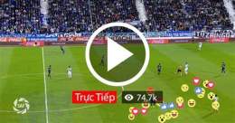 giao diện app giàng a phó trực tiếp bóng đá