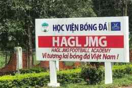 giao diện app học phí học viện bóng đá hoàng anh gia lai