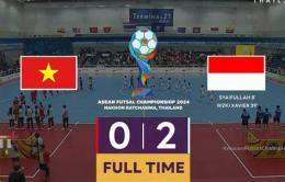 giao diện app kết quả bóng đá futsal việt nam
