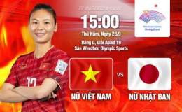 giao diện app kết quả bóng đá nữ asiad hôm nay