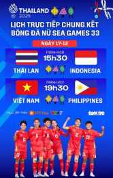giao diện app kết quả bóng đá nữ sea games 33 hôm nay