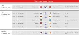 giao diện app kết quả bóng đá vleague