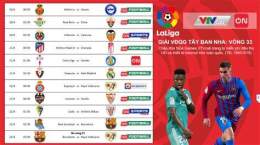 giao diện app lịch bóng đá la liga tây ban nha