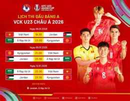 giao diện app lịch bóng đá u23 vietnam
