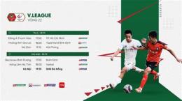 giao diện app lịch bóng đá v league