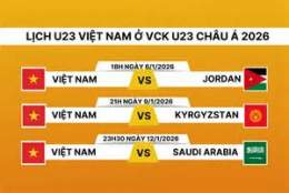 giao diện app lich thi dau bong da u23 viet nam
