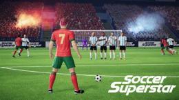 giao diện app soccer superstar - bóng đá