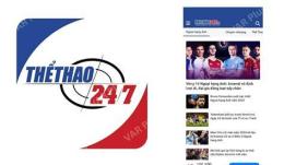 giao diện app thethao247 bóng đá