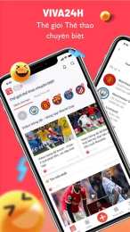 giao diện app tin tức bóng đá 24