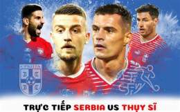 giao diện app trận đấu đội tuyển bóng đá quốc gia serbia