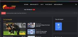 giao diện app trang web bóng đá