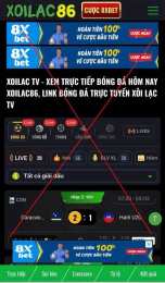 giao diện app vụ xôi lạc tv bóng đá