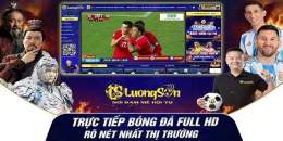 giao diện app xem bóng đá trực tuyến luongson tv