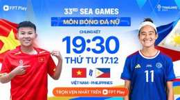 giao diện app xem chung kết bóng đá nữ sea games 33