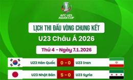 giao diện app xem lịch bóng đá u23 châu á