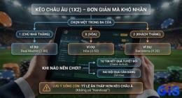 hướng dẫn sử dụng 1x2 trong kèo bóng đá là gì