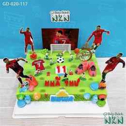 hướng dẫn sử dụng bánh sinh nhật bóng đá ronaldo