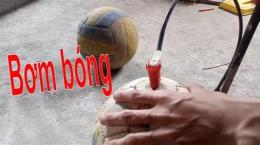 hướng dẫn sử dụng bơm bóng đá
