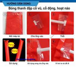 hướng dẫn sử dụng cổ vũ bóng đá