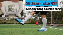hướng dẫn sử dụng giày bóng đá chính hãng