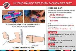 hướng dẫn sử dụng thanh hùng futsal - giày đá bóng chính hãng