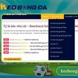 kèo bóng đá trực tuyến nhà cái